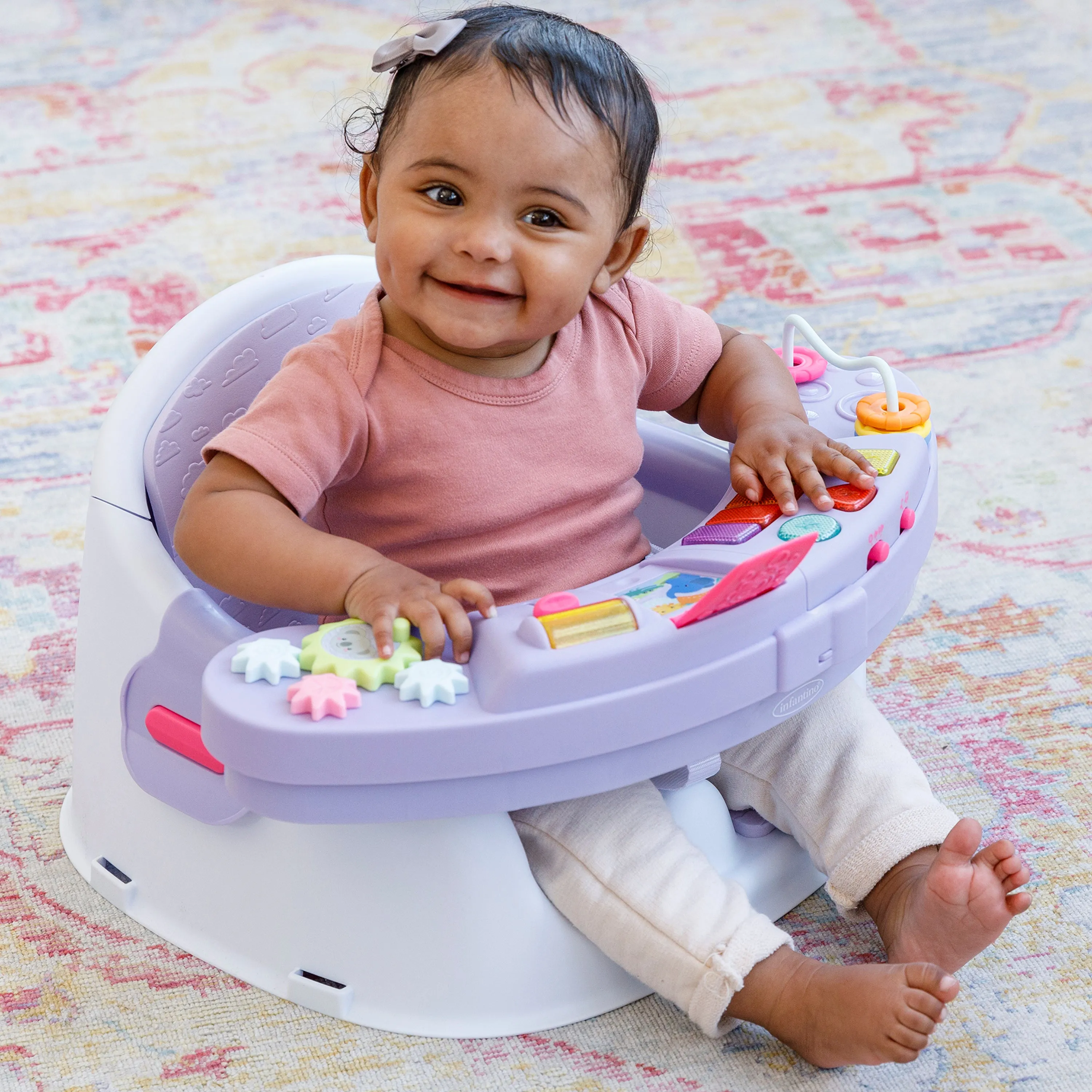 Music & Lights 3-in-1 Discovery Seat & Booster-Lavender