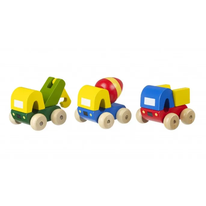 Orange Tree Toys First Trucks Set of Three