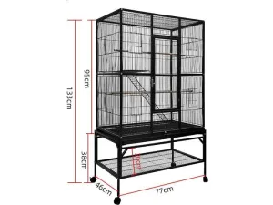 Pet Cage as per photo 77x46x133