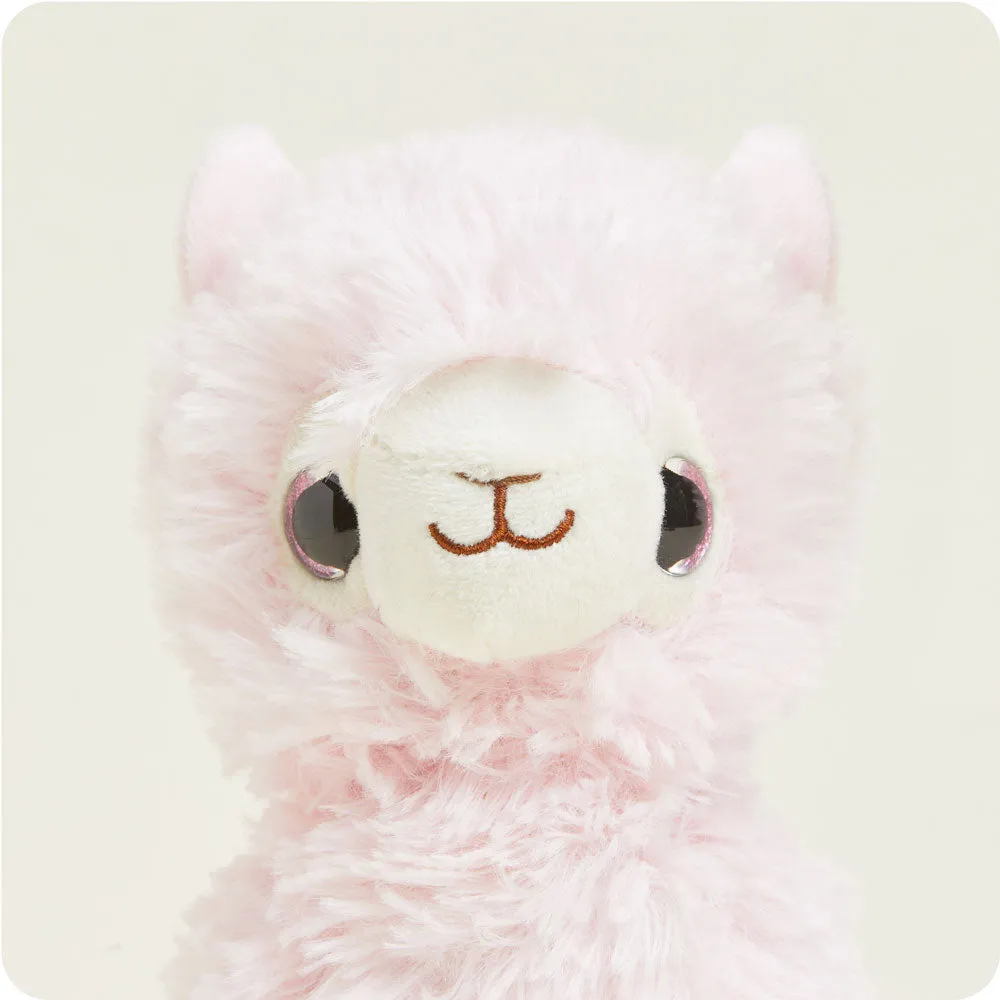 Pink Llama Warmies Junior