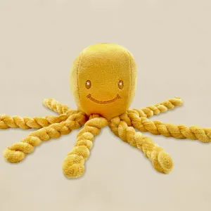 Piu Piu The Octopus Soft Toy, Ochre Yellow