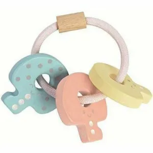 Plan Toys Key Rattle - Pastel