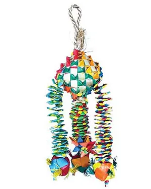 Planet Pleasures Diamond Bouncer Medium Bird Toy