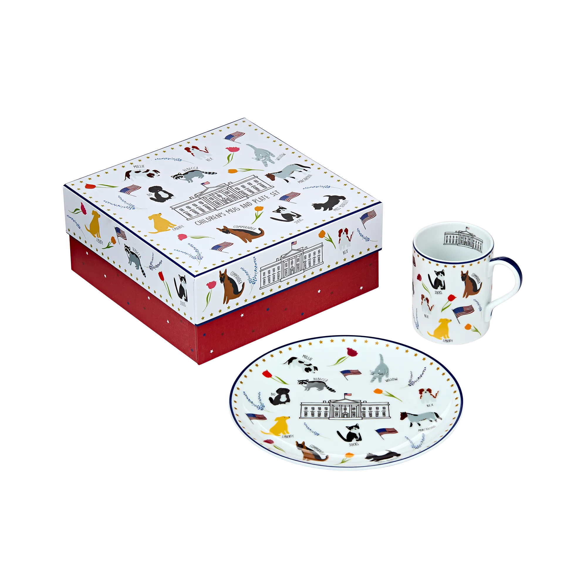 Presidential Pets Children's Mug & Plate