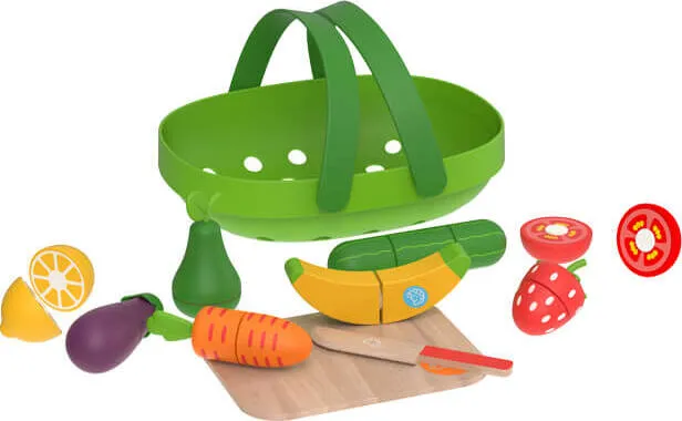 Pretendables Fruit & Veggie Basket Set