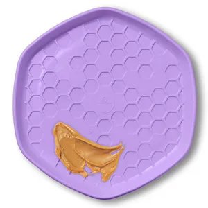 Project Hive Pet Company Disc & Lick Mat Dog Toy Calming Lavender Scent