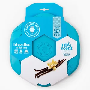 Project Hive Pet Company Disc & Lick Mat Dog Toy Soothing Vanilla Scent