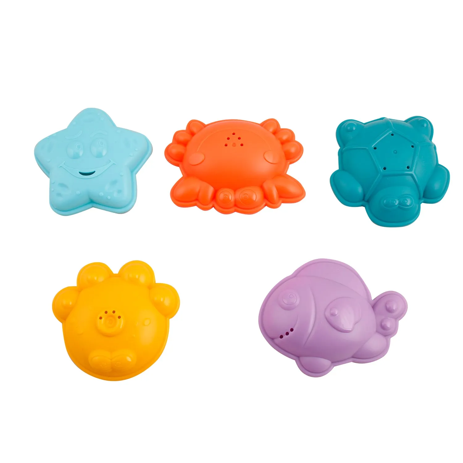 Rescuing My Ocean Friends Multicolour Set Of 5 Bath Toy