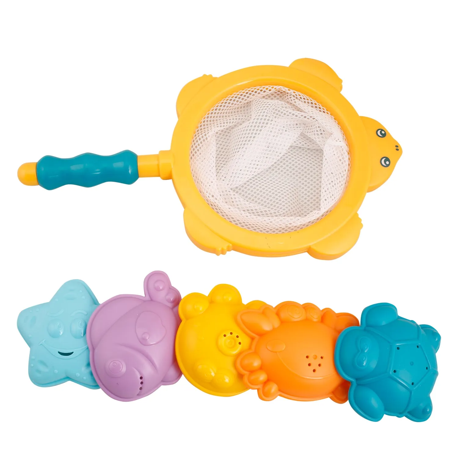 Rescuing My Ocean Friends Multicolour Set Of 5 Bath Toy