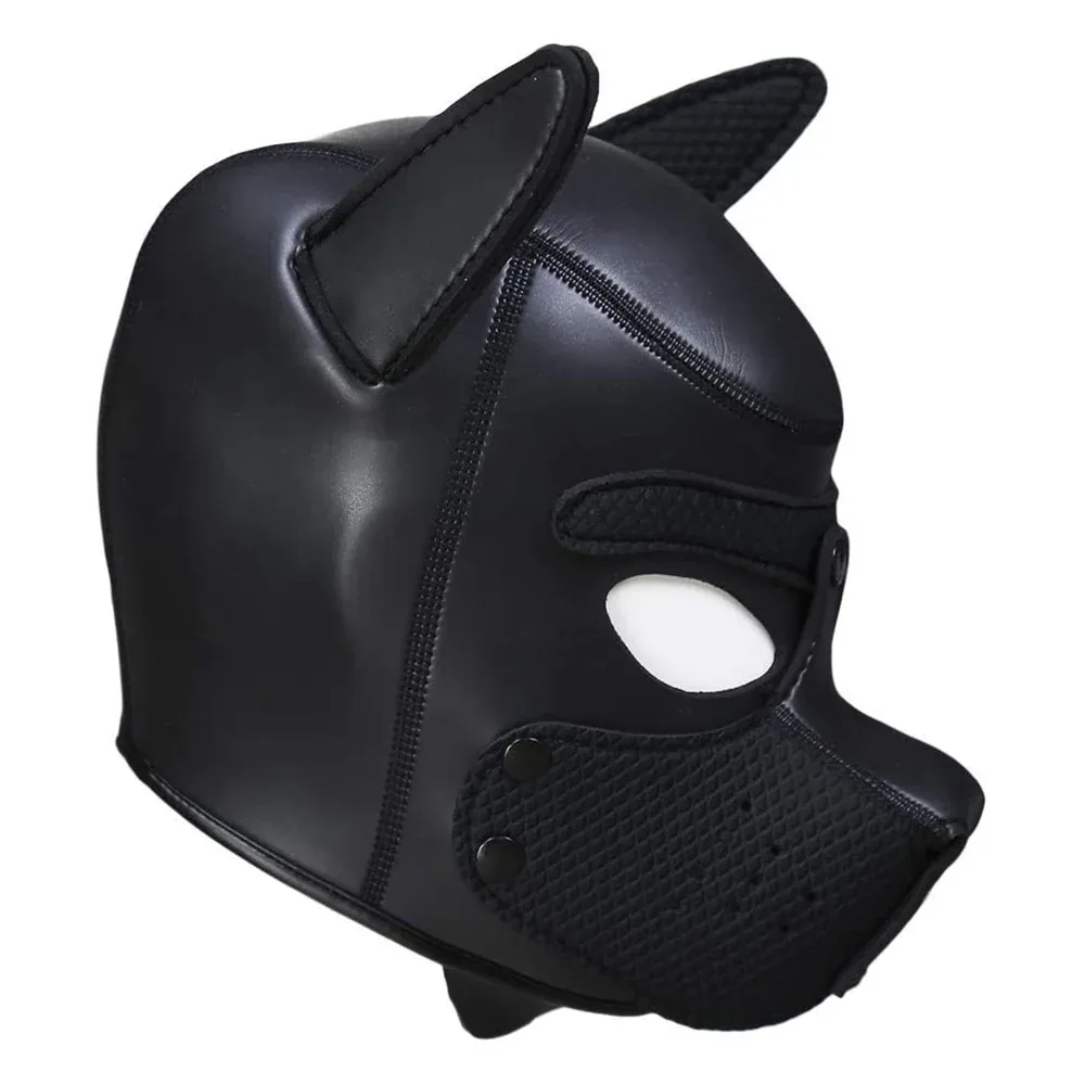 Shots Ouch! Puppy Play Neoprene Mask - Black