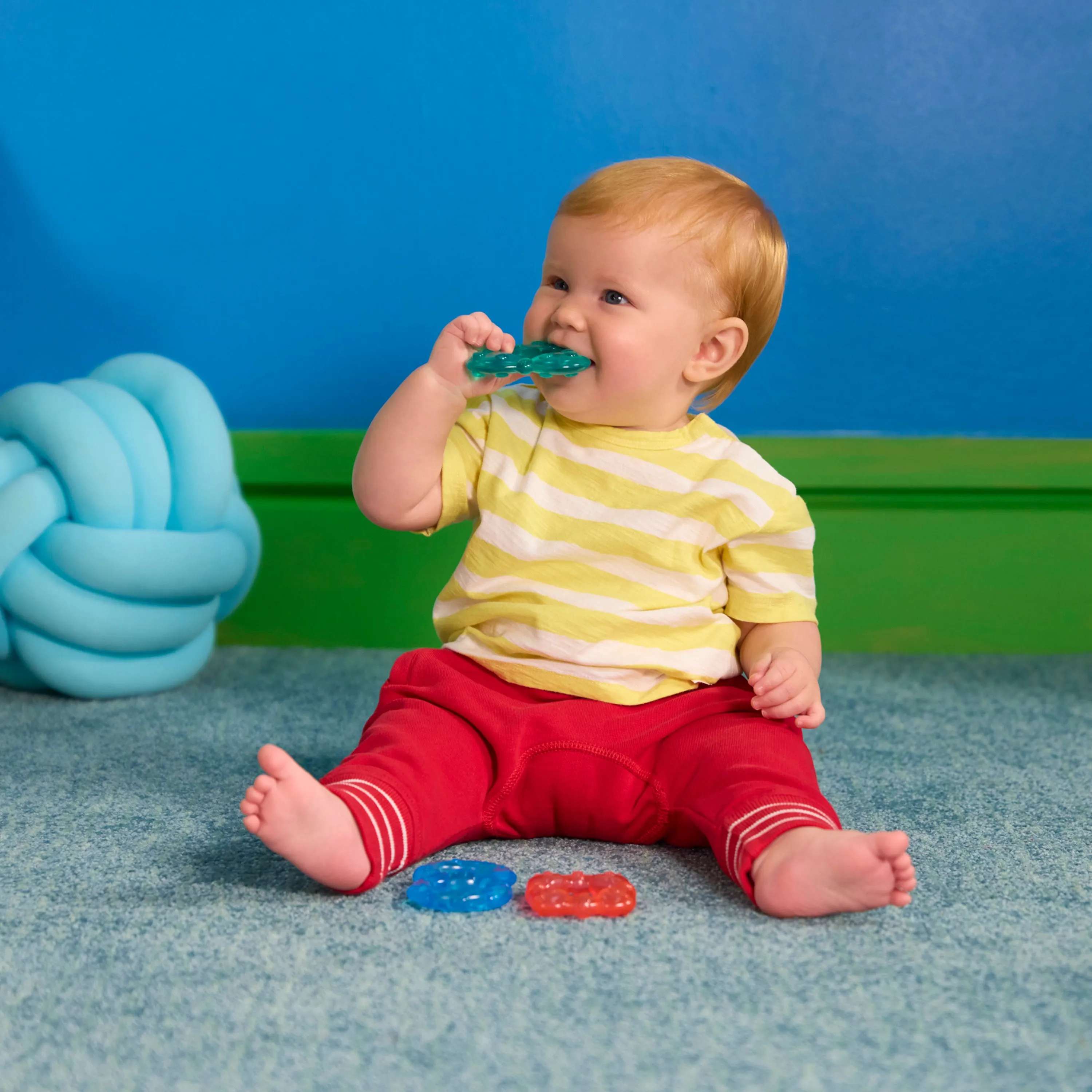 Stay Cool Teethers, Water-Filled & Chillable, BPA Free Teething Toy