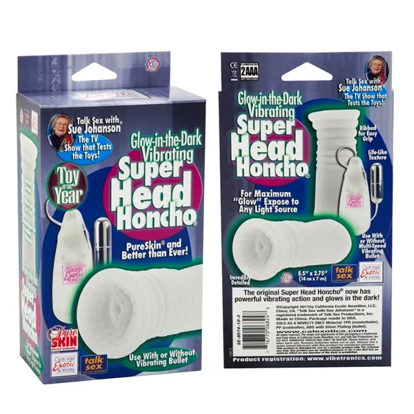 Sue Johanson Super Head Honcho White Glow In The Dark