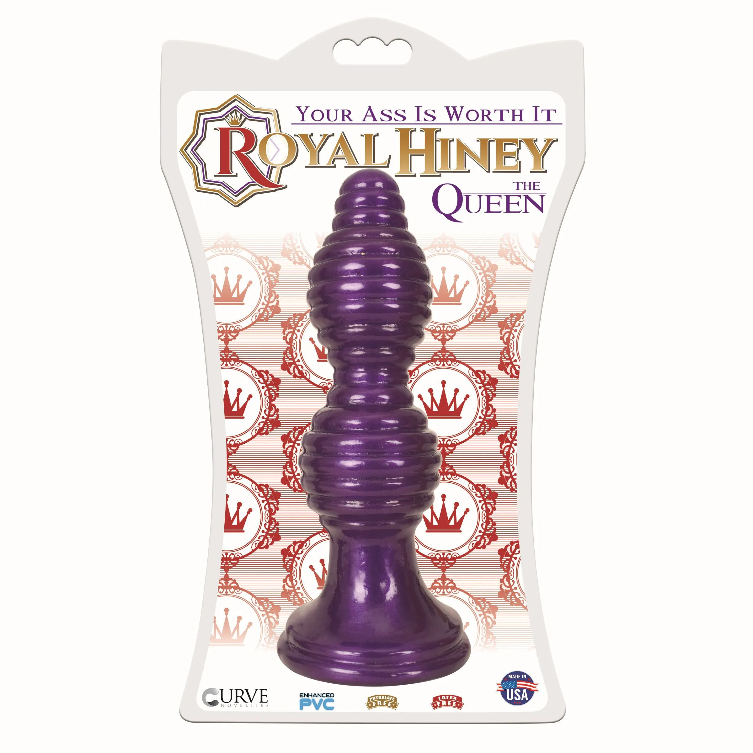 The Queen Ribbed Anal Plug