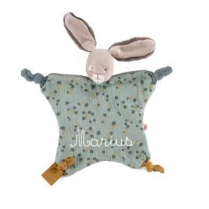 Trois Petits Lapins-Sage Rabbit Comforter