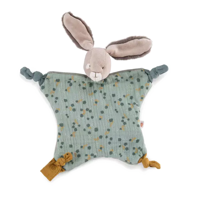 Trois Petits Lapins-Sage Rabbit Comforter