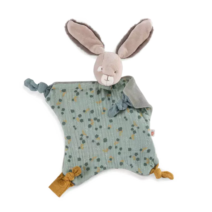 Trois Petits Lapins-Sage Rabbit Comforter