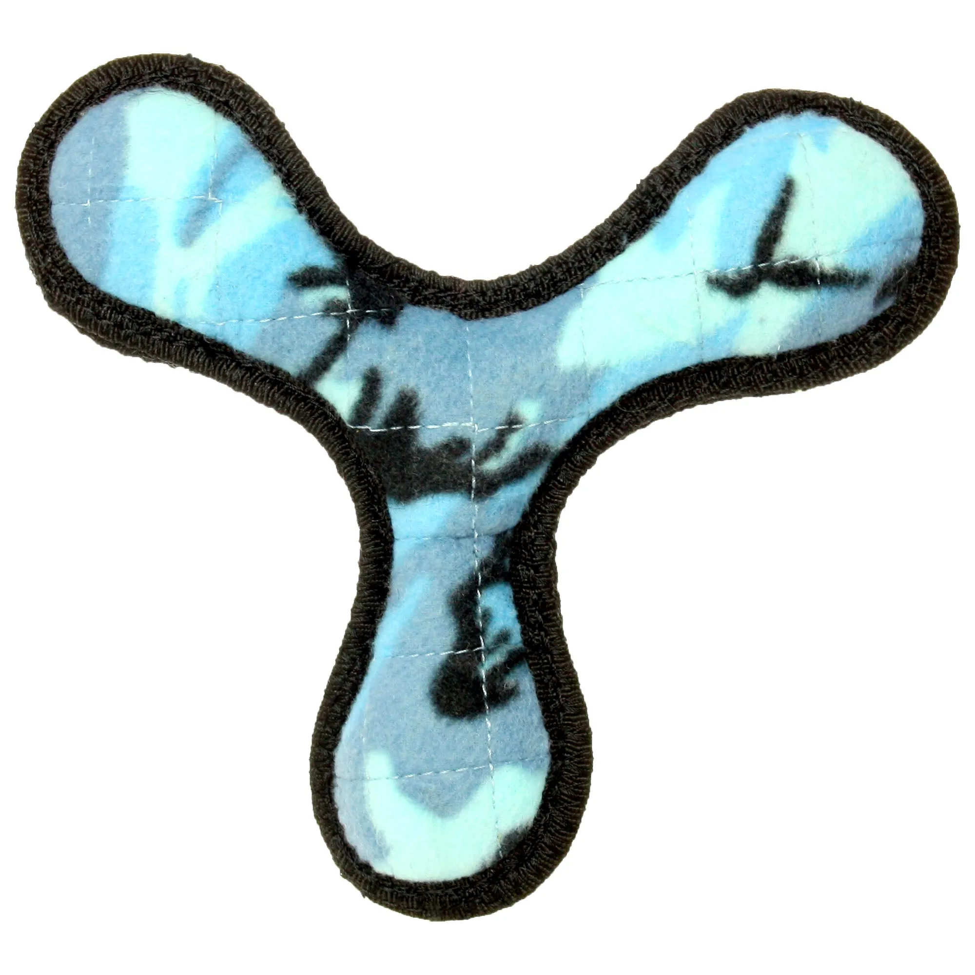 Tuffy Jr Boomerang Camo Blue, Dog Toy